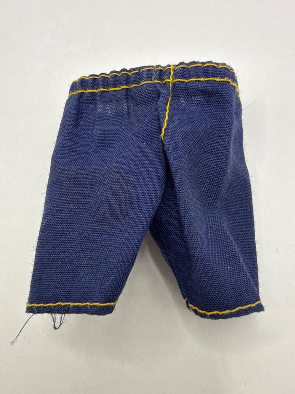 Fashion Doll Blue Denim Shorts Contrast Stitch Male Figure Doll Clothes